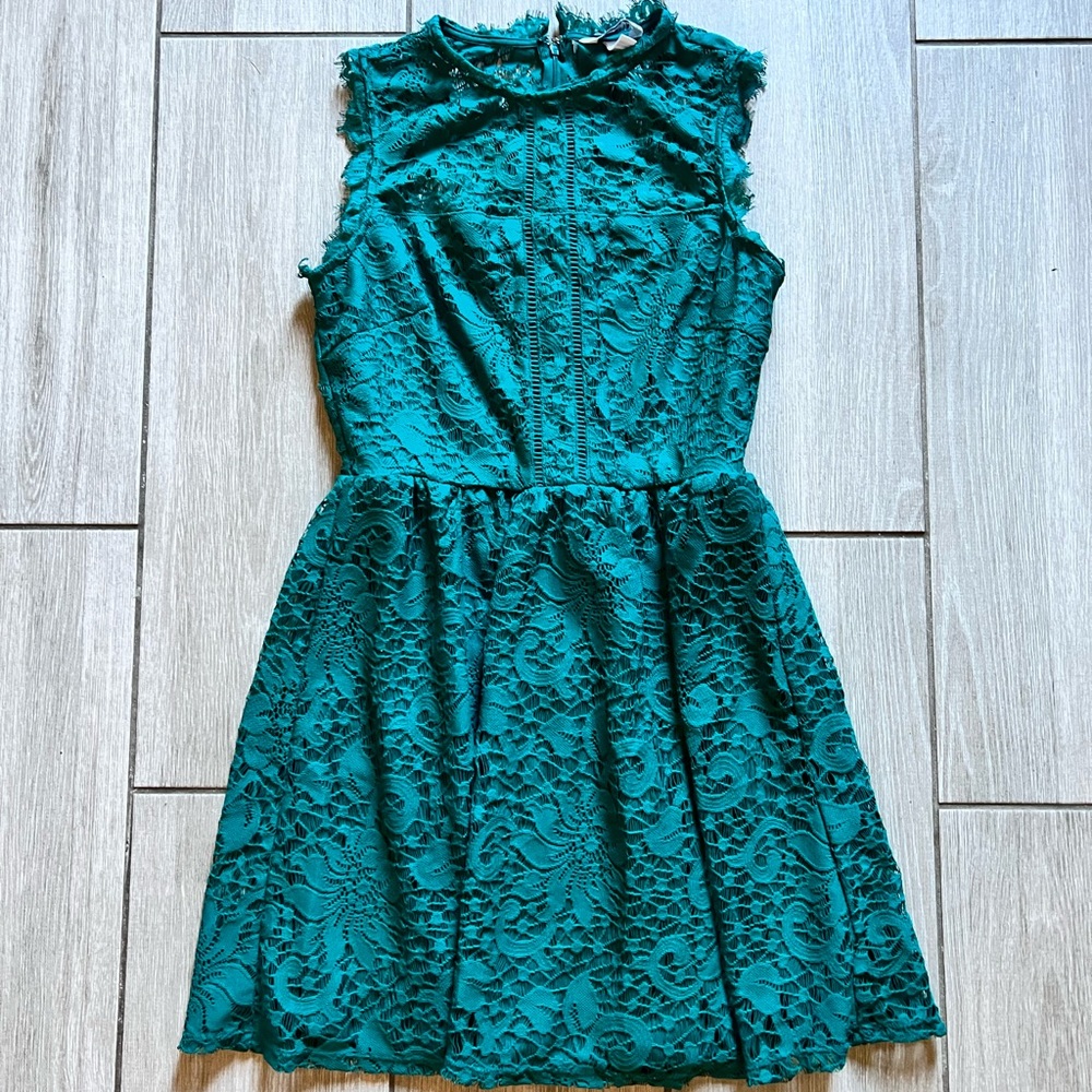 Lace crochet dress